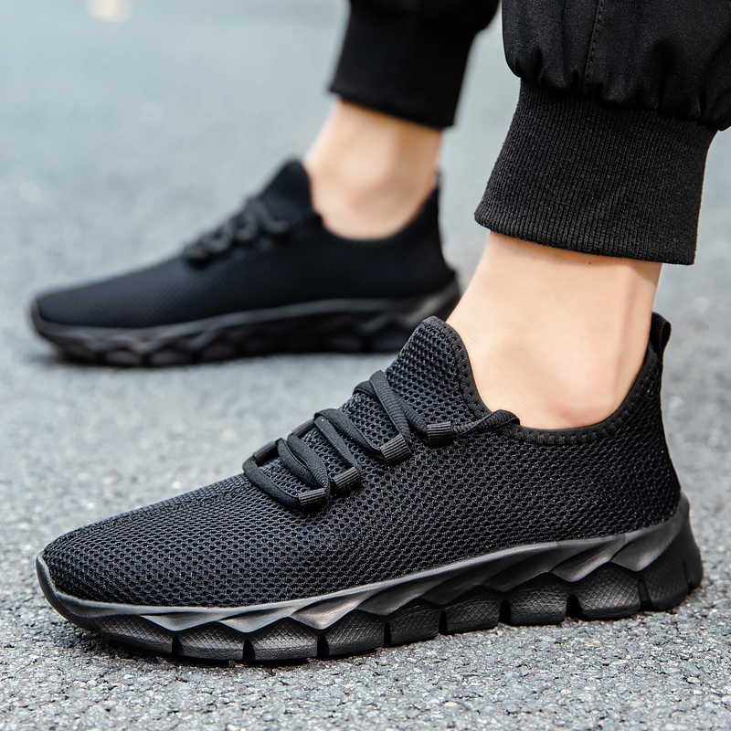 Women Shoes Tennis - Men Sports Running Black Jogging Shoes