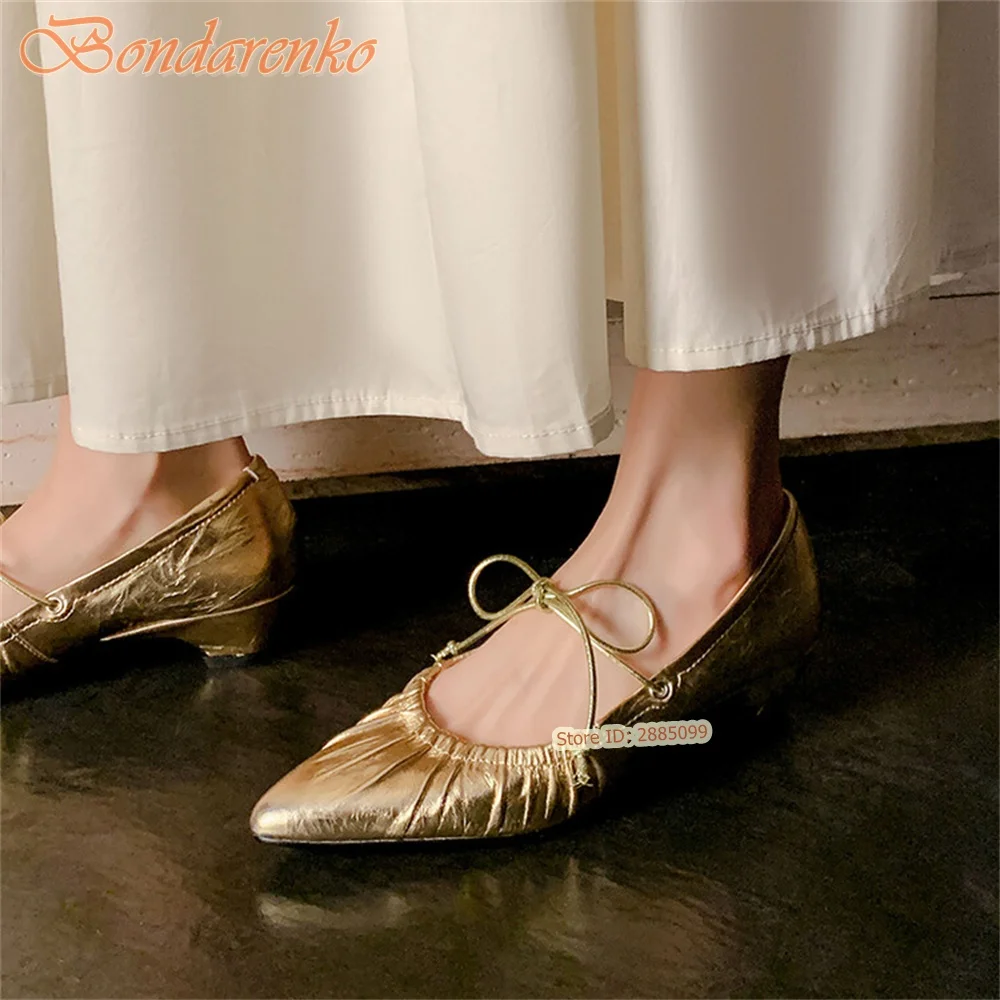 Women Shoes With Heels - Retro Pleated Pumps Women Sexy Shoes