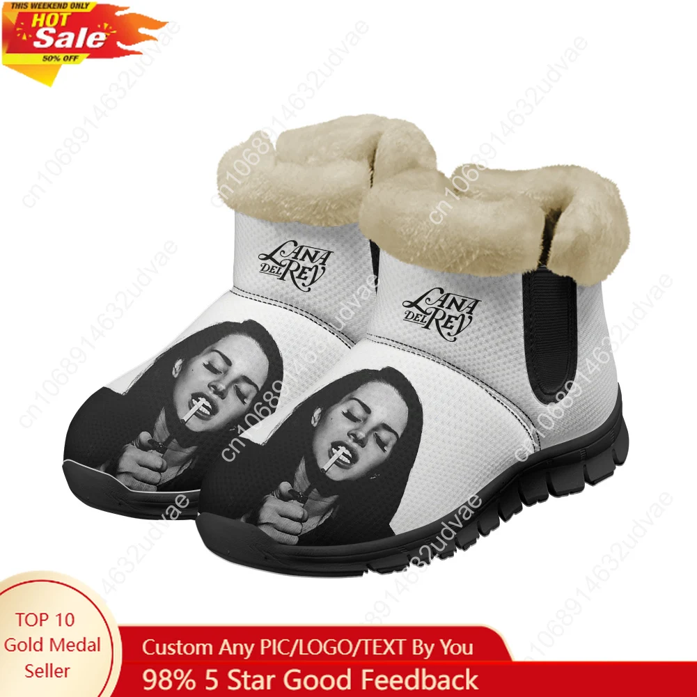 Women Shoes Sneakers - Lana Del Rey Singer Plush Shoes