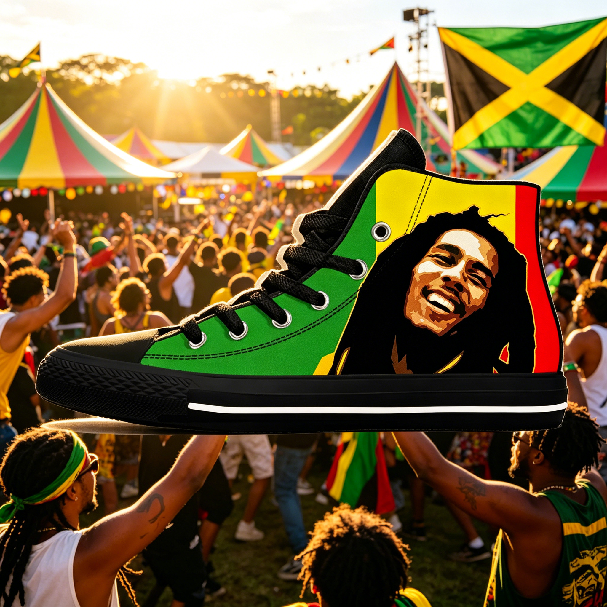Women Shoes Quote - Bob Marley Quote Themed Custom Casual