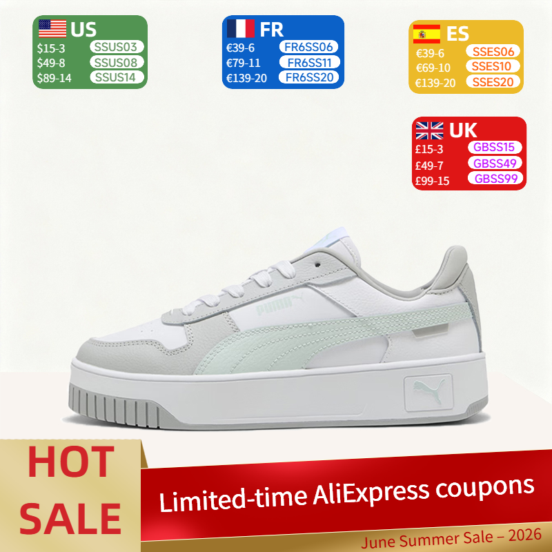 Women'S Shoes Puma Sneakers - Puma Carina Street Fashion Premium Mint