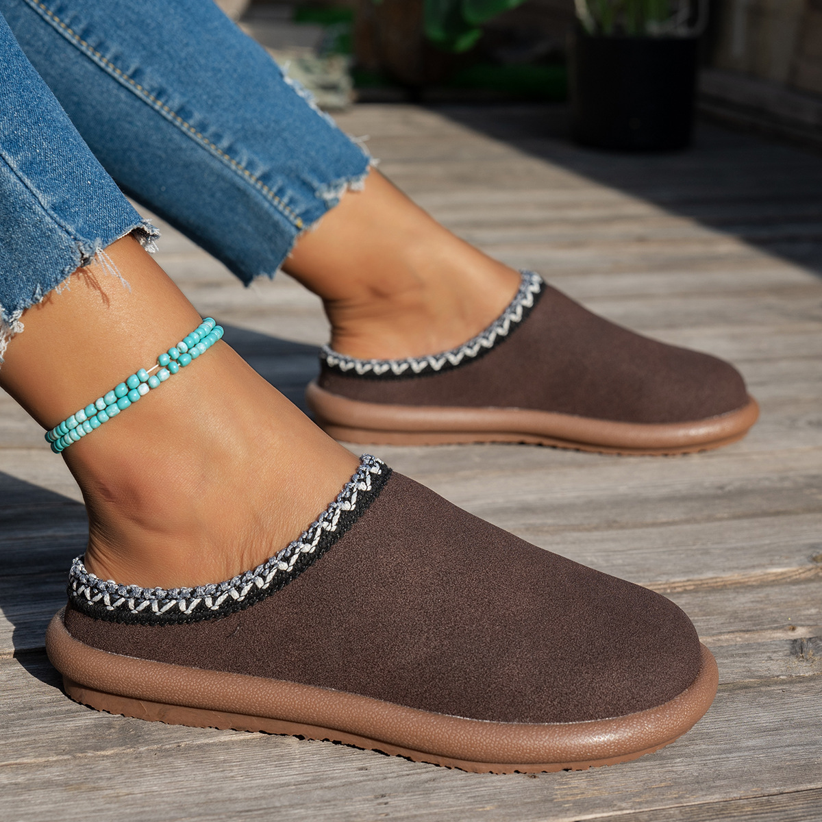 Women's 2025 Embroidered Slipp - Women'S Shoes In Wide Width recensione e prezzo