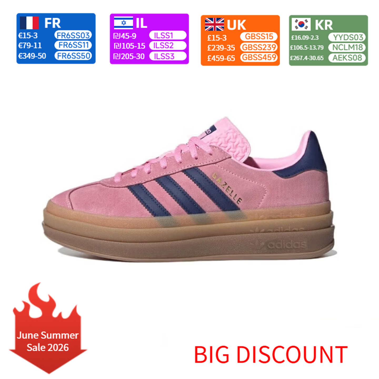 adidas Originals GAZELLE BOLD  - Women'S Shoes Pink Adidas recensione e prezzo