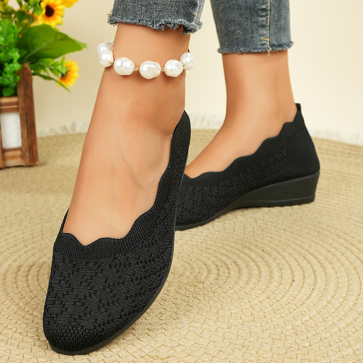 Women's Breathable Knit Flats  - Women'S Shoes In Fashion recensione e prezzo