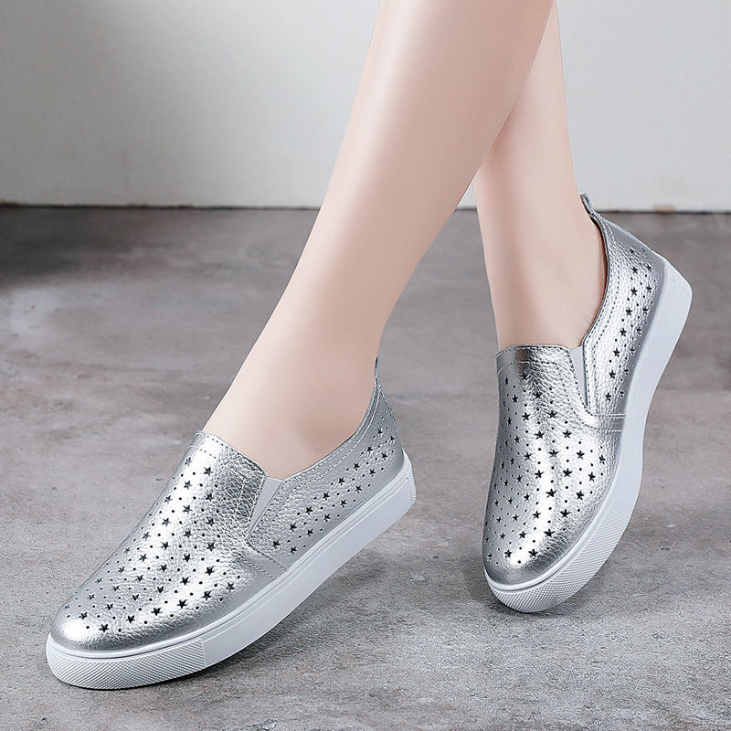 Spring Summer Silver Flats Hol - Women'S Shoes For Standing All Day recensione e prezzo