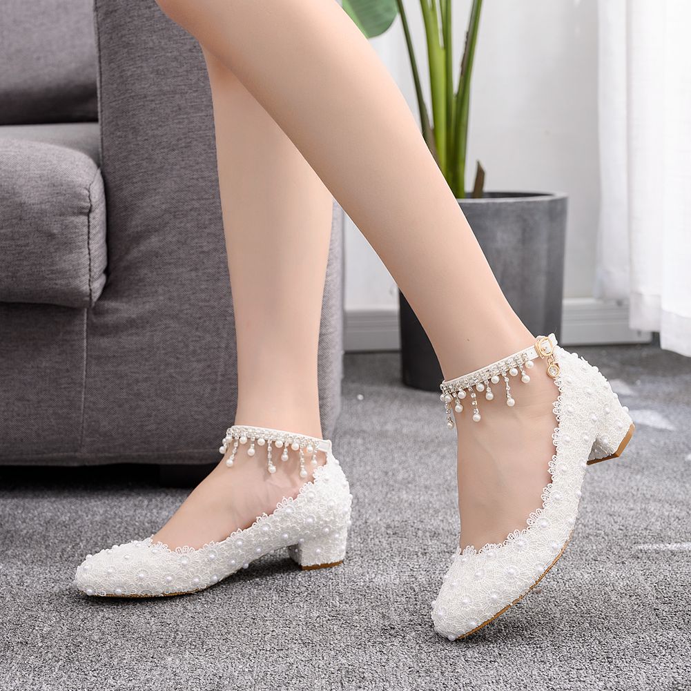 Women's Closed Toe Low Chunky  - Women'S Shoes Round Toe recensione e prezzo