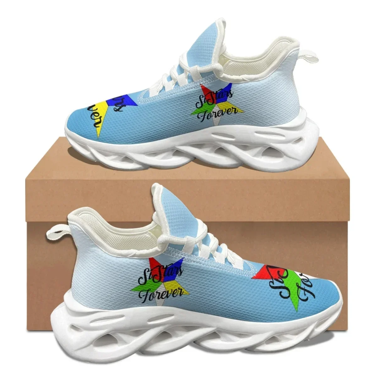 Sky Blue Pentagram OES Pattern - Women Shoes Tennis recensione e prezzo