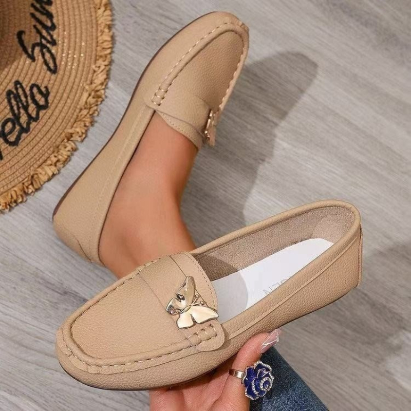 Leisure Butterfly Pattern Deco - Women'S Shoes Round Toe recensione e prezzo
