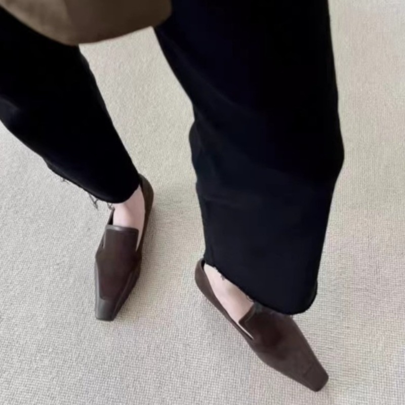 Retro Square Toe Deep Mouth Sl - Women Shoes With Heels recensione e prezzo