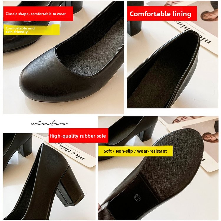 Black High Heel Work Shoes for - Women'S Shoes For Standing All Day recensione e prezzo