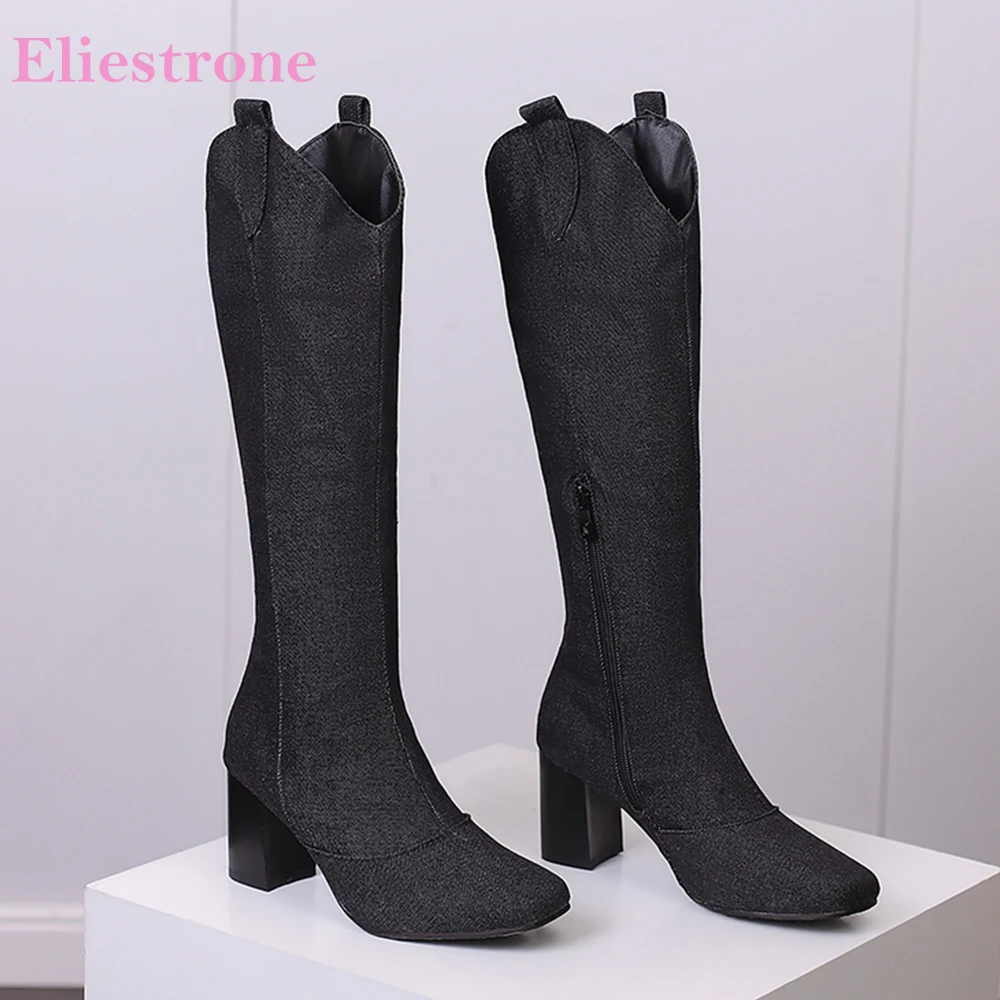 New Winter Black Blue Women Kn - Women'S Shoes In Size 12 recensione e prezzo