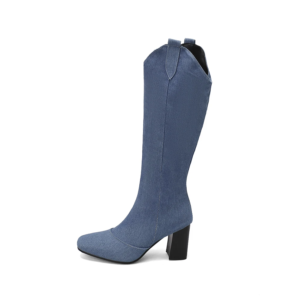 New Winter Black Blue Women Kn - Women'S Shoes In Size 12 recensione e prezzo