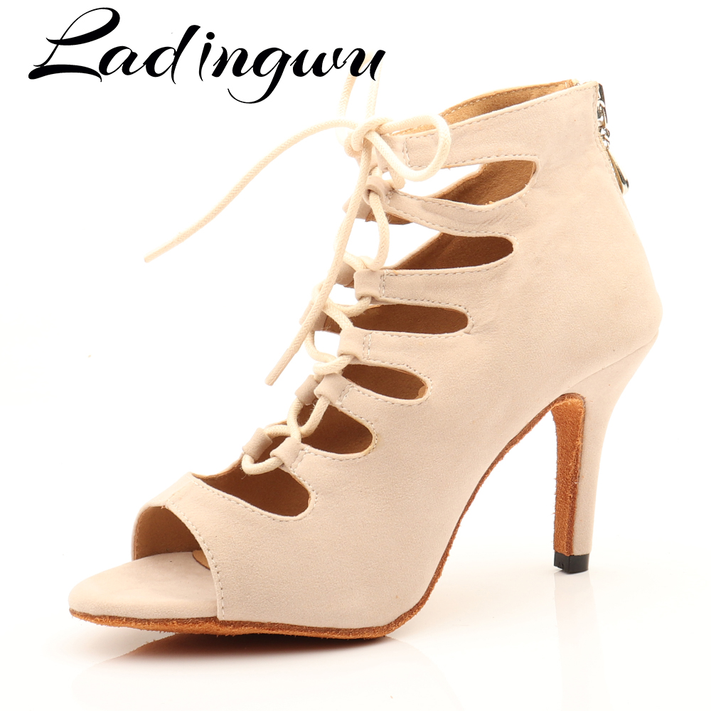 Ladingwu Beige Suede High-top  - Women'S Shoes Z recensione e prezzo