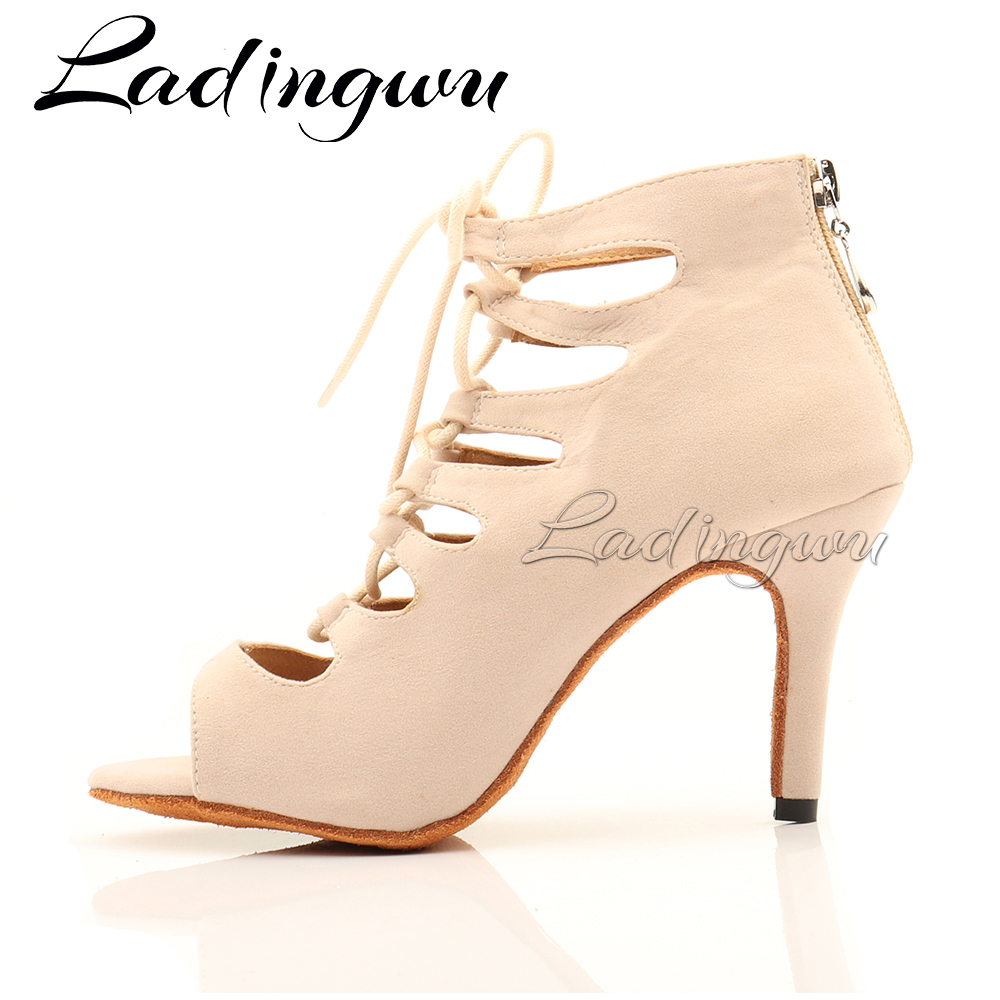 Ladingwu Beige Suede High-top  - Women'S Shoes Z recensione e prezzo