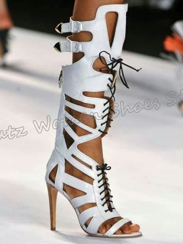 Sneaker Boot Knee High Lace-Up - Women Shoes Sneakers recensione e prezzo