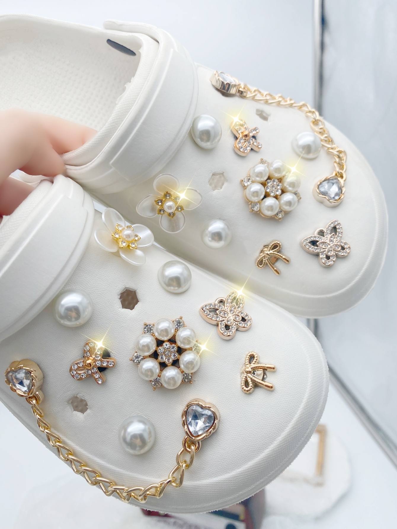 18pcs Fashion Versatile Gold P - Gold Chain Sandal recensione e prezzo