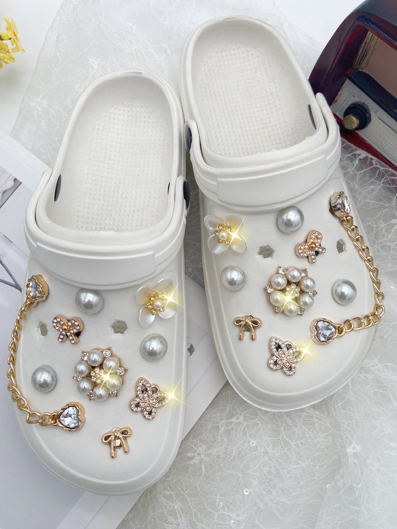 18pcs Fashion Versatile Gold P - Gold Chain Sandal recensione e prezzo