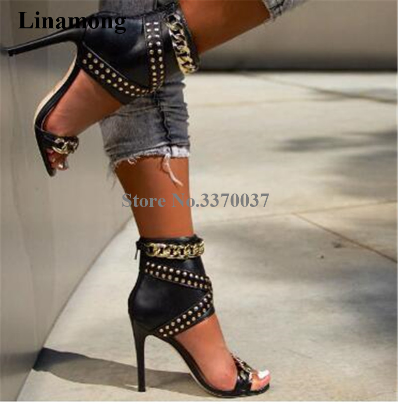 Western Fashion Women Open Toe - Gold Chain Sandal recensione e prezzo