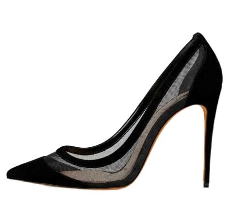Sexy Nude Pink Black Suede Mes - Women'S Shoes In Size 12 recensione e prezzo