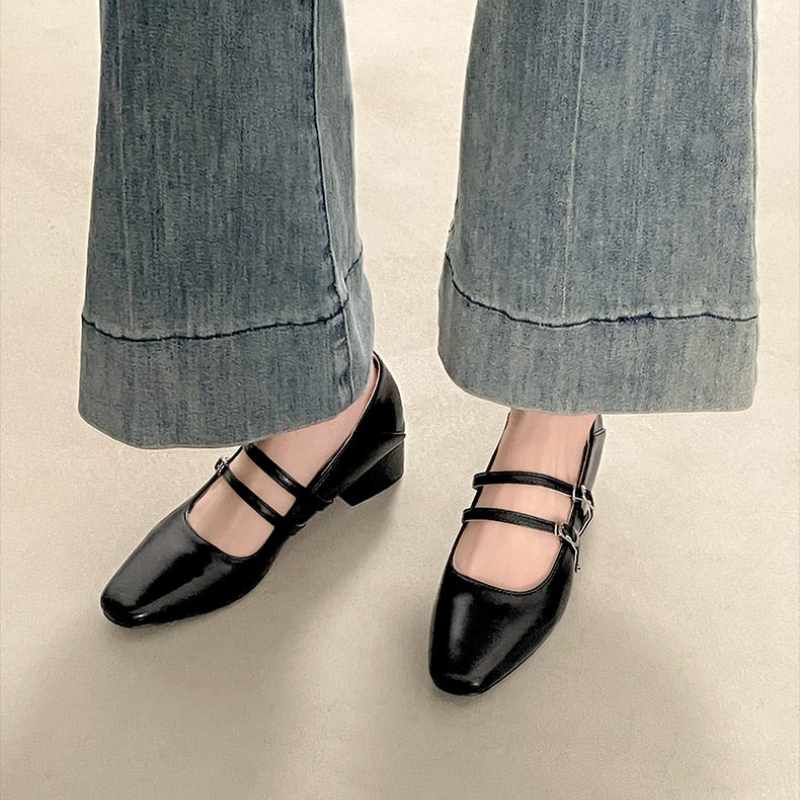 Square Toe Low Heel Women Silv - Women'S Shoes In Fashion recensione e prezzo