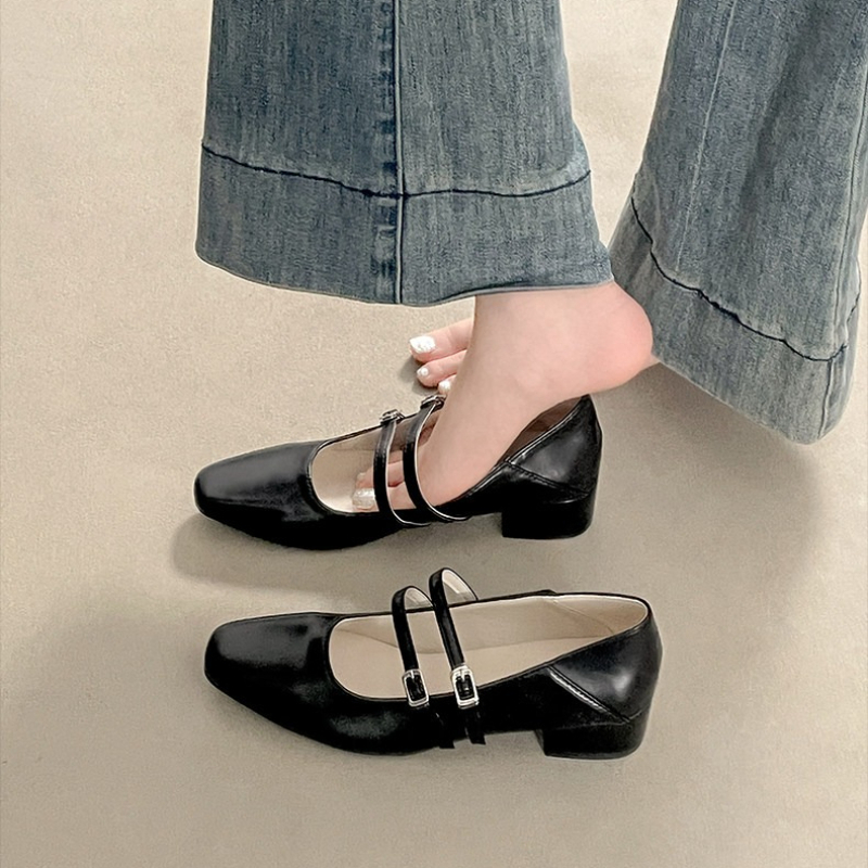 Square Toe Low Heel Women Silv - Women'S Shoes In Fashion recensione e prezzo
