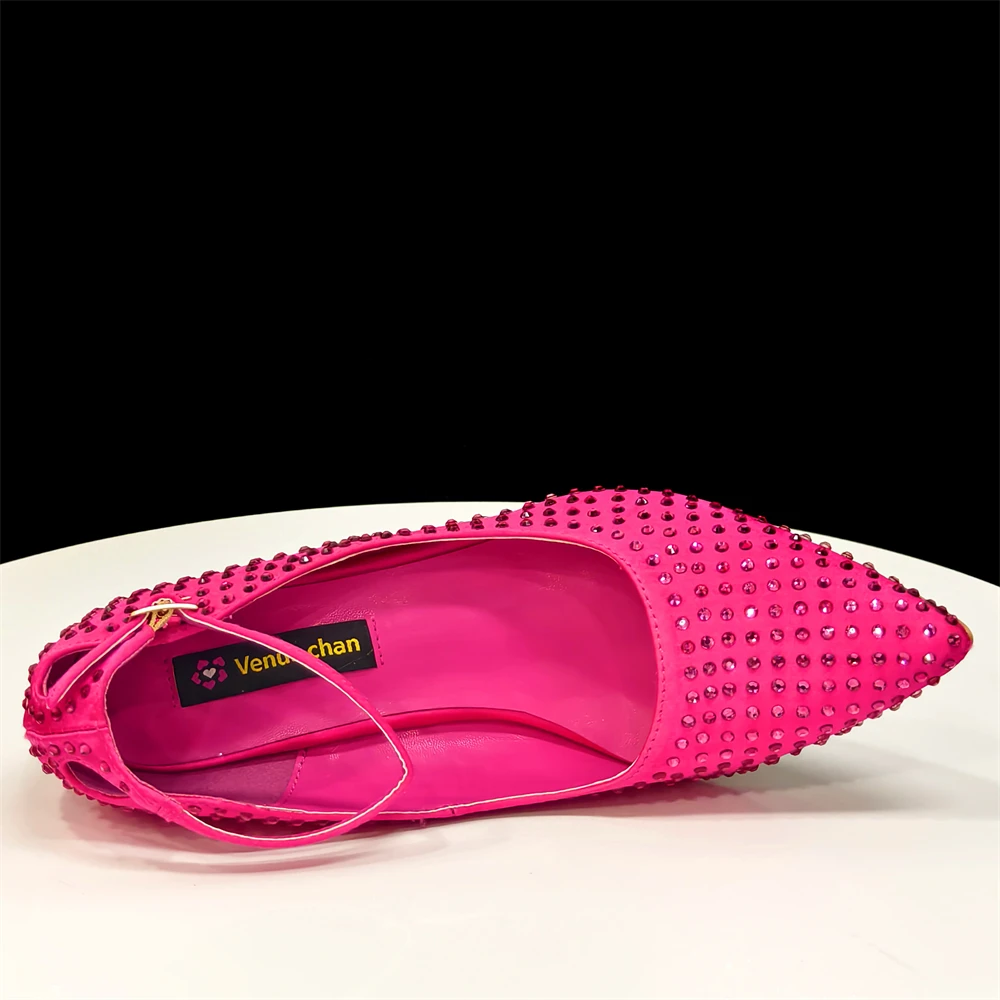 2026 Chic Fuchsia Color Women' - Women Shoes With Heels recensione e prezzo