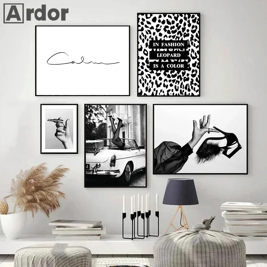 Fashion Sexy Women Wall Art Po - Women Shoes Quote recensione e prezzo