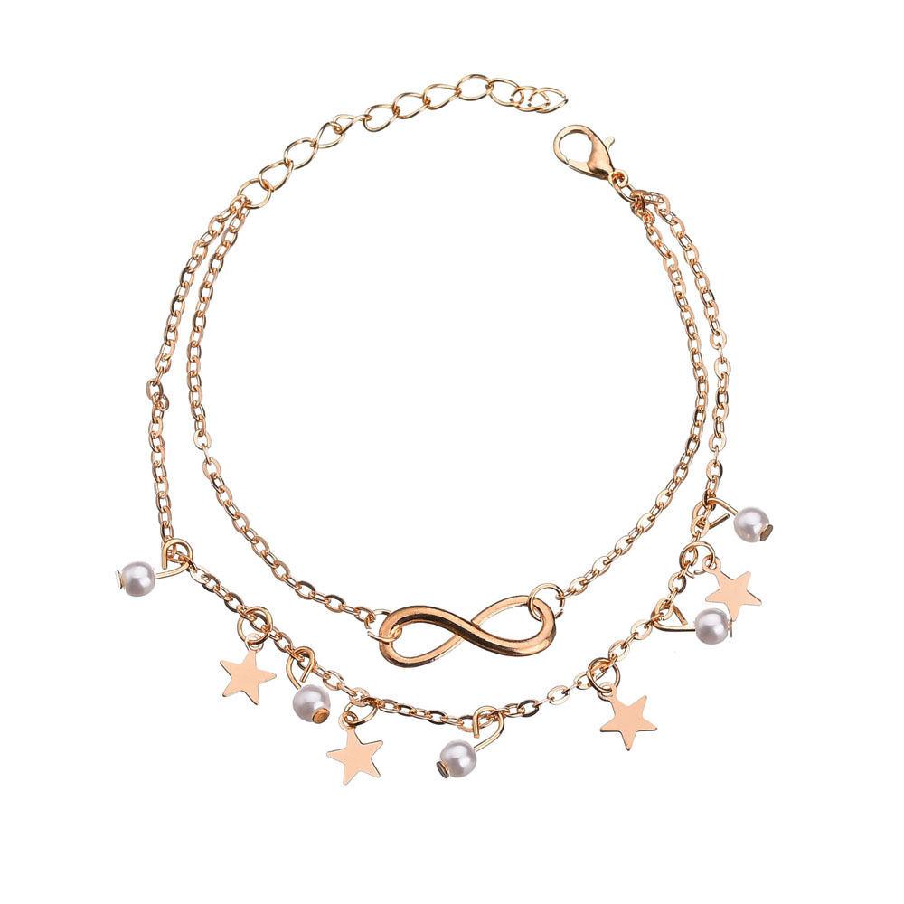 Simple Tassel Double Star Pear - Gold Chain Sandal recensione e prezzo