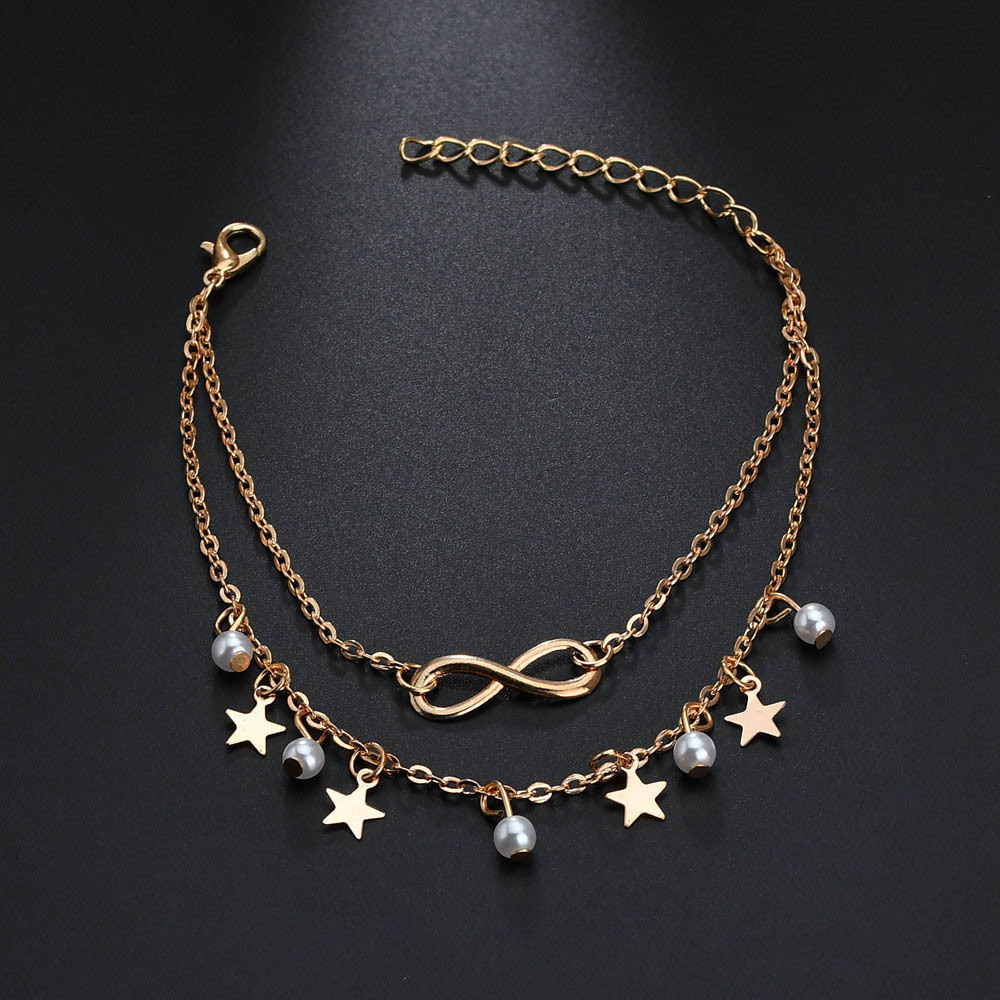 Simple Tassel Double Star Pear - Gold Chain Sandal recensione e prezzo
