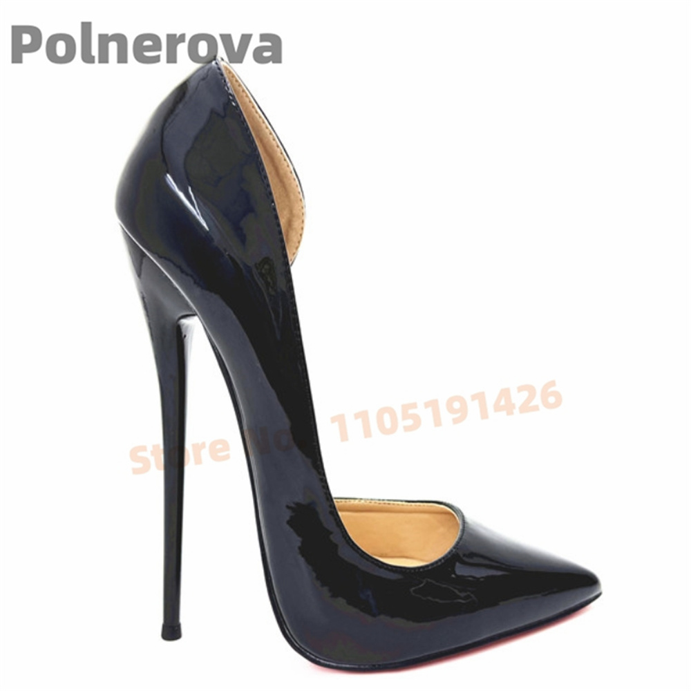 Black Side Empty Thin High Hee - Women'S Shoes In Size 12 recensione e prezzo