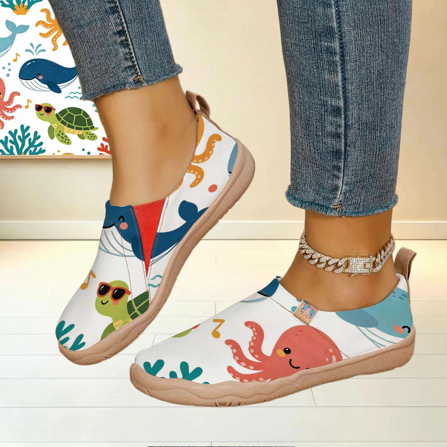 Women's Wide Toe Box Fun Carto - Women'S Shoes With Wide Toe Box recensione e prezzo