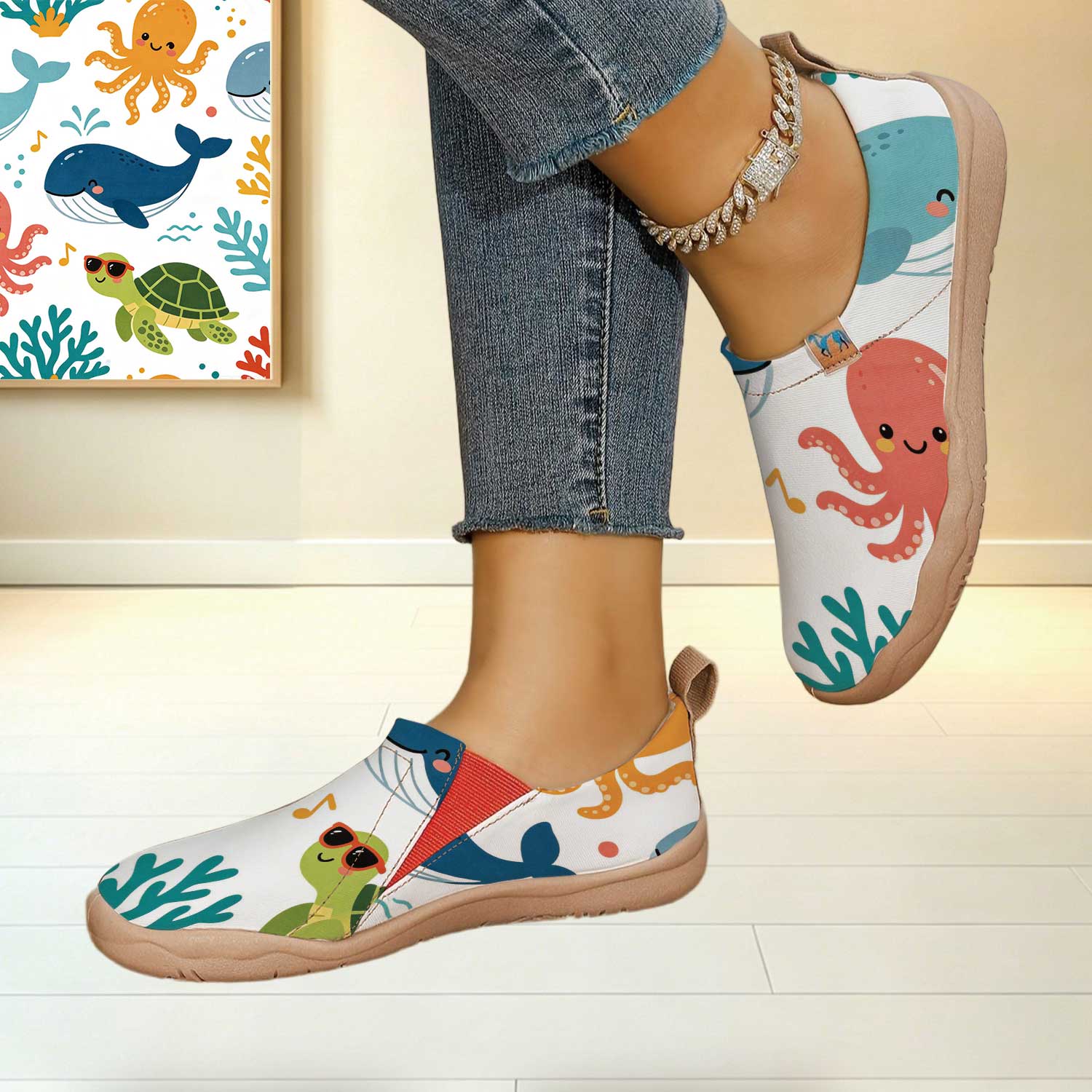 Women's Wide Toe Box Fun Carto - Women'S Shoes With Wide Toe Box recensione e prezzo