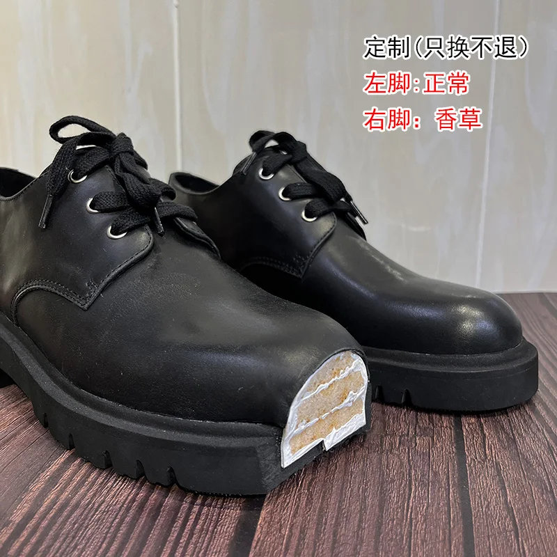 Cake Thick Bottom Derby Shoes  - Women'S Shoes Round Toe recensione e prezzo